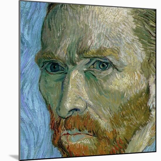 Self Portrait, 1889-Vincent van Gogh-Mounted Giclee Print