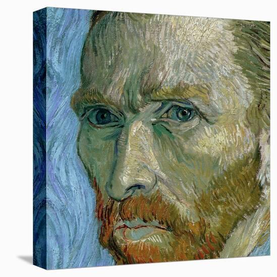 Self Portrait, 1889-Vincent van Gogh-Stretched Canvas