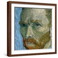 Self Portrait, 1889-Vincent van Gogh-Framed Giclee Print