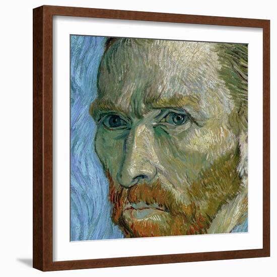 Self Portrait, 1889-Vincent van Gogh-Framed Giclee Print