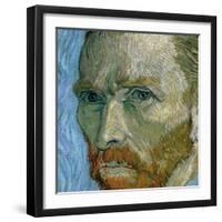 Self Portrait, 1889-Vincent van Gogh-Framed Giclee Print