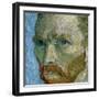 Self Portrait, 1889-Vincent van Gogh-Framed Giclee Print