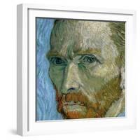 Self Portrait, 1889-Vincent van Gogh-Framed Giclee Print