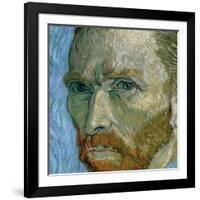 Self Portrait, 1889-Vincent van Gogh-Framed Giclee Print