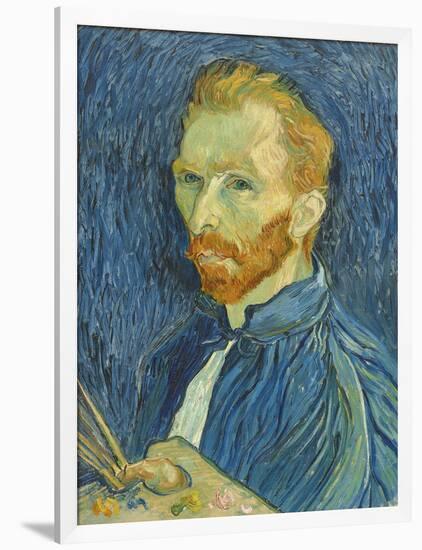 Self-Portrait, 1889-Vincent van Gogh-Framed Giclee Print