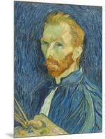 Self-Portrait, 1889-Vincent van Gogh-Mounted Giclee Print