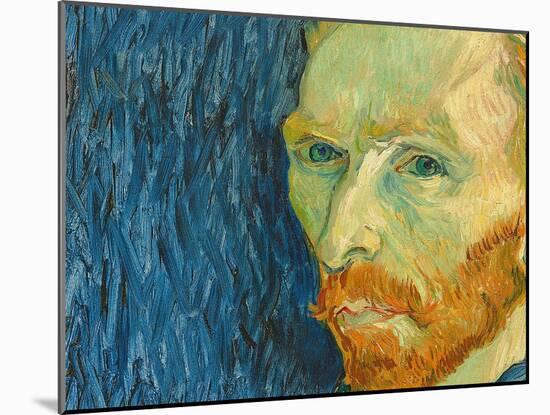 Self-Portrait, 1889-Vincent van Gogh-Mounted Giclee Print