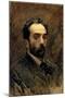 Self Portrait, 1890s-Isaak Ilyich Levitan-Mounted Giclee Print