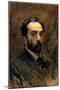 Self Portrait, 1890s-Isaak Ilyich Levitan-Mounted Giclee Print