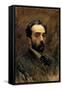 Self Portrait, 1890s-Isaak Ilyich Levitan-Framed Stretched Canvas