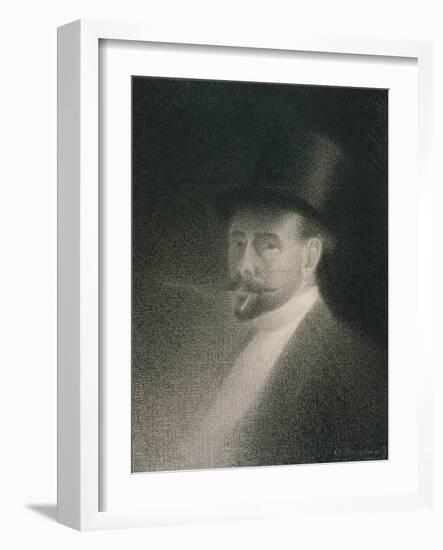 Self-Portrait, 1892-Charles Angrand-Framed Giclee Print