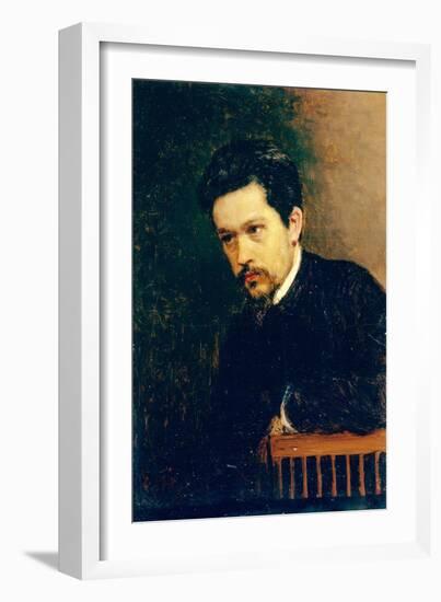 Self-Portrait, 1895-Nikolai Alexandrovich Yaroshenko-Framed Giclee Print