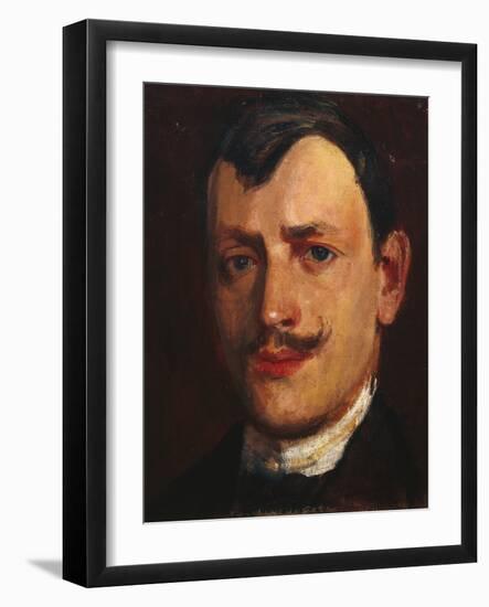 Self portrait, 1895-Harald Oscar Sohlberg-Framed Giclee Print