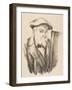 Self-Portrait, 1896-97-Paul Cézanne-Framed Giclee Print