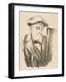 Self-Portrait, 1896-97-Paul Cézanne-Framed Giclee Print