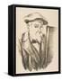 Self-Portrait, 1896-97-Paul Cézanne-Framed Stretched Canvas