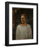 Self-Portrait, 1896-Paul Gauguin-Framed Giclee Print