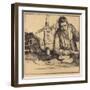 Self-Portrait, 1897 (Drypoint)-William Strang-Framed Giclee Print