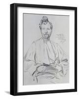 Self Portrait, 1899-Alphonse Mucha-Framed Giclee Print