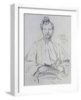 Self Portrait, 1899-Alphonse Mucha-Framed Giclee Print