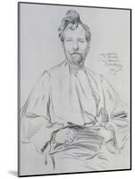 Self Portrait, 1899-Alphonse Mucha-Mounted Giclee Print