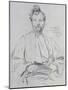 Self Portrait, 1899-Alphonse Mucha-Mounted Giclee Print