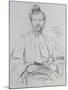 Self Portrait, 1899-Alphonse Mucha-Mounted Giclee Print