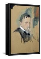 Self Portrait, 1901-Valentin Aleksandrovich Serov-Framed Stretched Canvas