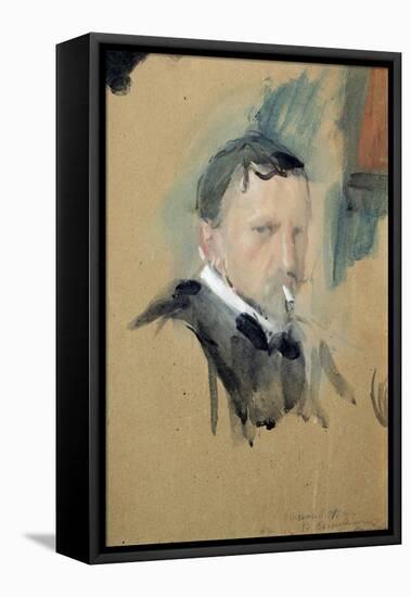 Self Portrait, 1901-Valentin Aleksandrovich Serov-Framed Stretched Canvas