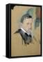 Self Portrait, 1901-Valentin Aleksandrovich Serov-Framed Stretched Canvas