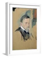 Self Portrait, 1901-Valentin Aleksandrovich Serov-Framed Giclee Print