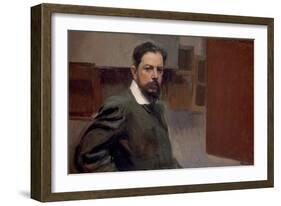 Self Portrait, 1904-Joaquin Sorolla y Bastida-Framed Giclee Print