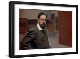 Self Portrait, 1904-Joaquin Sorolla y Bastida-Framed Giclee Print