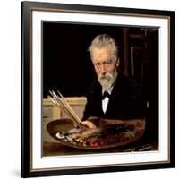 Self Portrait, 1905-Vladimir Egorovic Makovsky-Framed Giclee Print