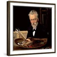 Self Portrait, 1905-Vladimir Egorovic Makovsky-Framed Giclee Print