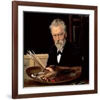 Self Portrait, 1905-Vladimir Egorovic Makovsky-Framed Giclee Print