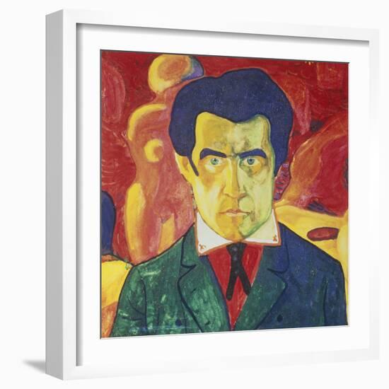 Self Portrait, 1908-Kasimir Malevich-Framed Giclee Print