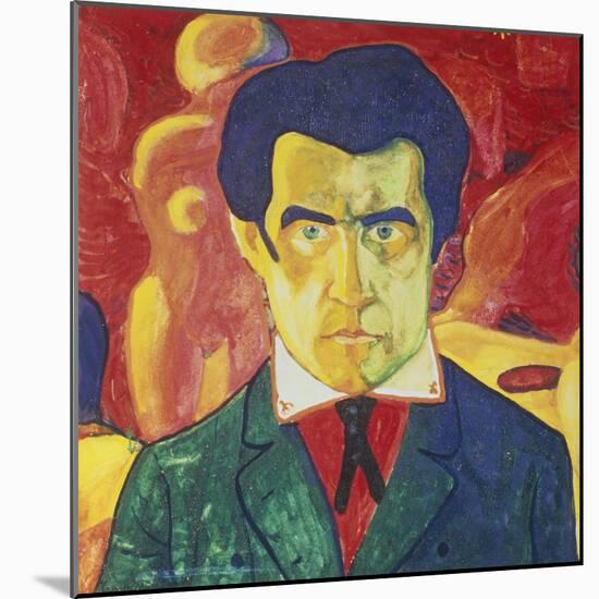 Self Portrait, 1908-Kasimir Malevich-Mounted Giclee Print