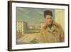 Self Portrait, 1908-Umberto Boccioni-Framed Giclee Print