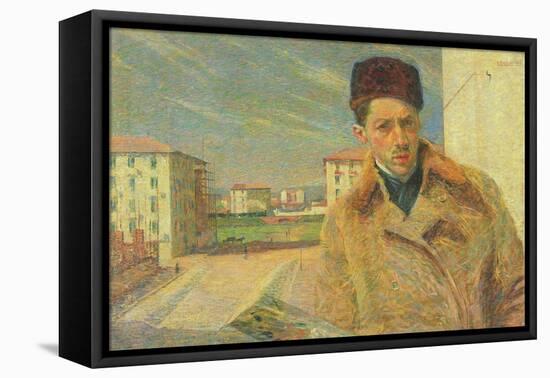 Self Portrait, 1908-Umberto Boccioni-Framed Stretched Canvas