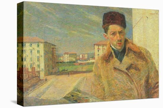 Self Portrait, 1908-Umberto Boccioni-Stretched Canvas