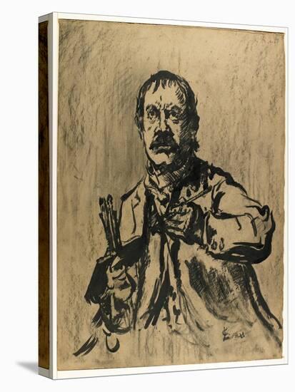 Self Portrait, 1908-Lovis Corinth-Stretched Canvas