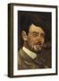 Self-Portrait, 1910-1920-Guglielmo Micheli-Framed Giclee Print