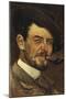 Self-Portrait, 1910-1920-Guglielmo Micheli-Mounted Giclee Print