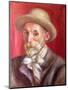 Self Portrait, 1910-Pierre-Auguste Renoir-Mounted Premium Giclee Print