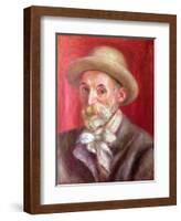 Self Portrait, 1910-Pierre-Auguste Renoir-Framed Giclee Print