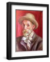 Self Portrait, 1910-Pierre-Auguste Renoir-Framed Giclee Print
