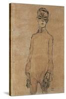 Self-Portrait, 1910-Egon Schiele-Stretched Canvas
