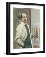 Self Portrait, 1910-Max Liebermann-Framed Giclee Print