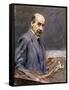 Self Portrait, 1911-12-Max Liebermann-Framed Stretched Canvas